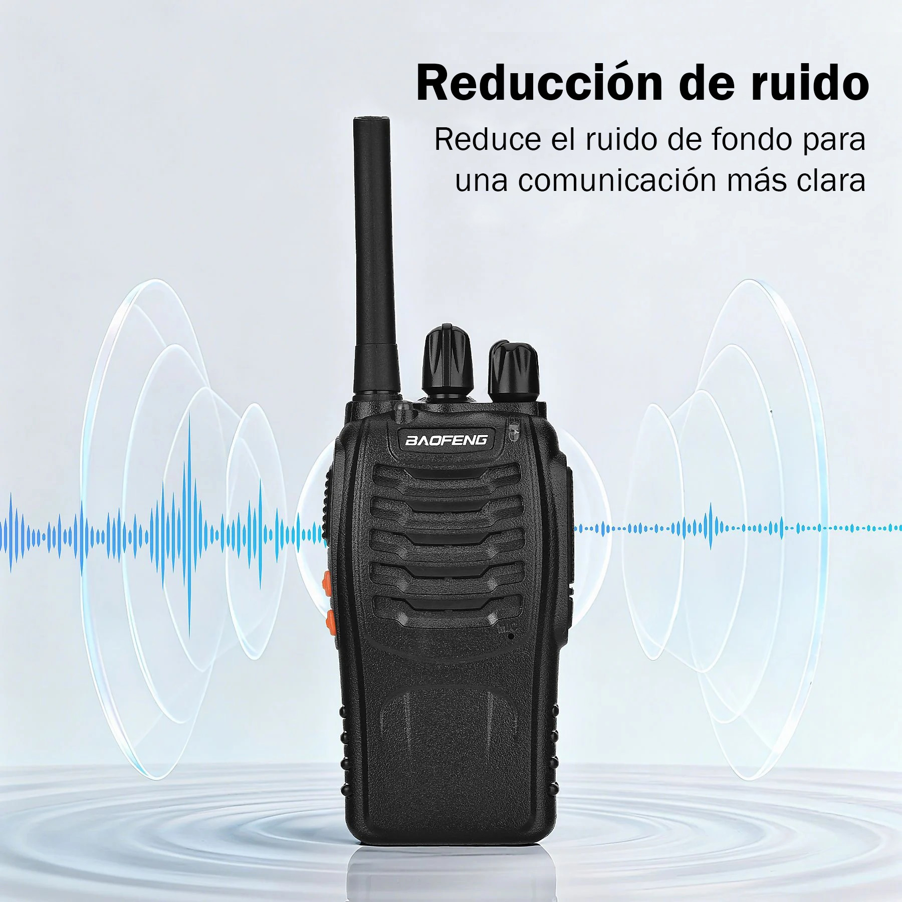 Función de reducción de ruido del walkie talkie Baofeng BF-88E para una comunicación más clara